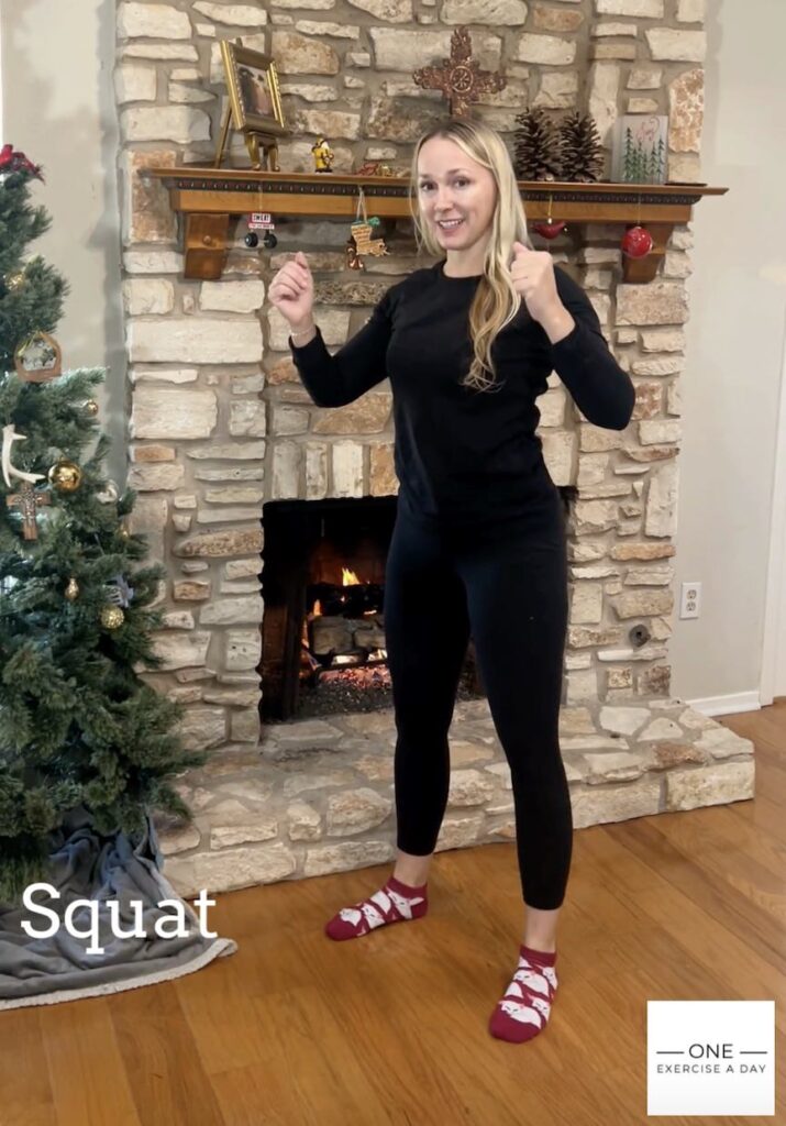 squats - one exercise a day by Kathryn Alexander