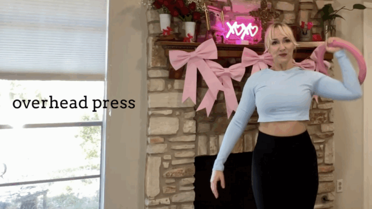 standing overhead press with One Exercise a Day