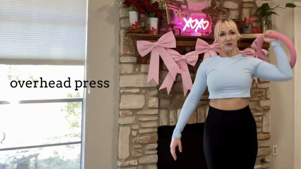 standing overhead press with One Exercise a Day