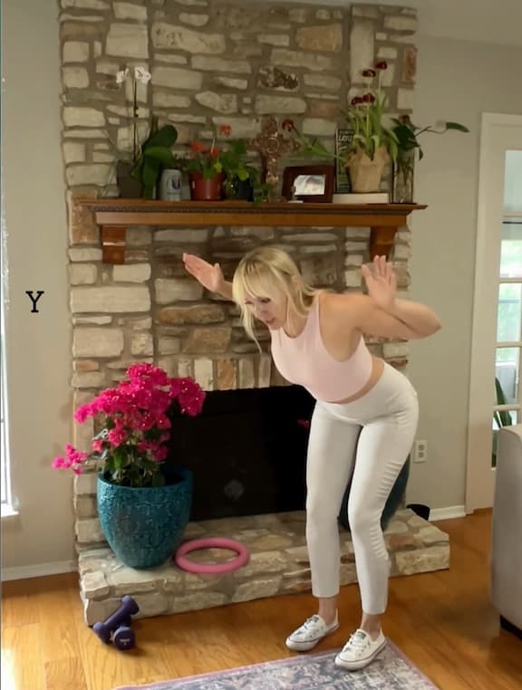 Y for rear delts with Kathryn Alexander of One Exercise a Day